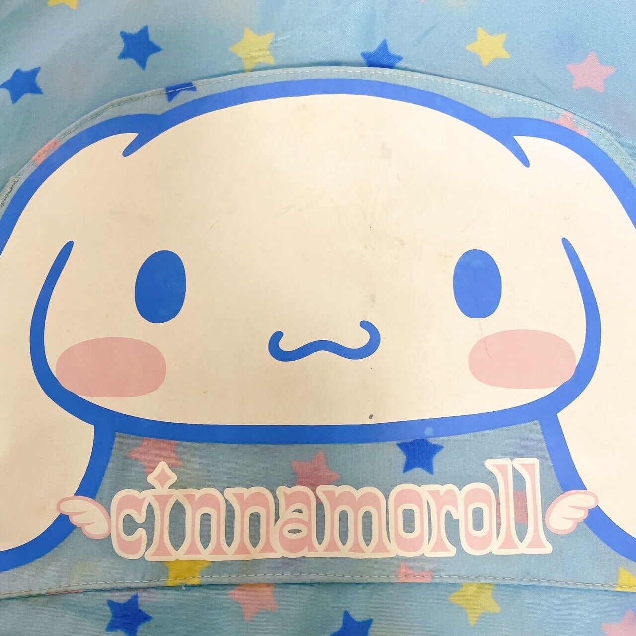 Sanrio Cinnamoroll Tote Bag Handbag Set 2 Vinyl Pool Light Blue Note Star Heart