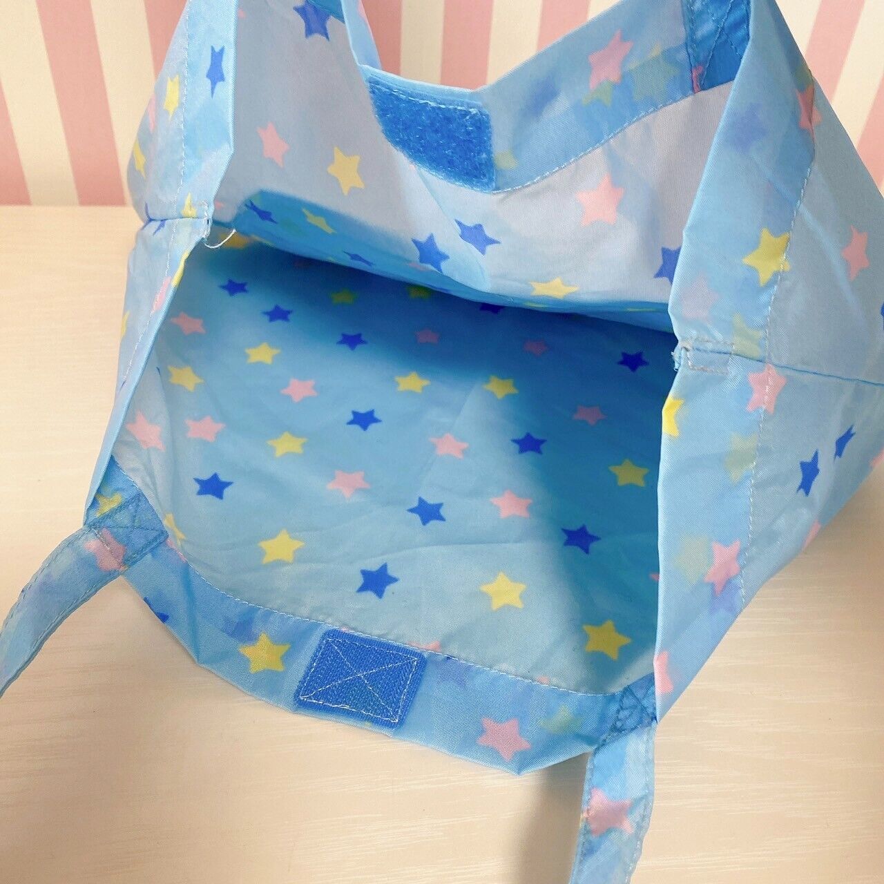 Sanrio Cinnamoroll Tote Bag Handbag Set 2 Vinyl Pool Light Blue Note Star Heart