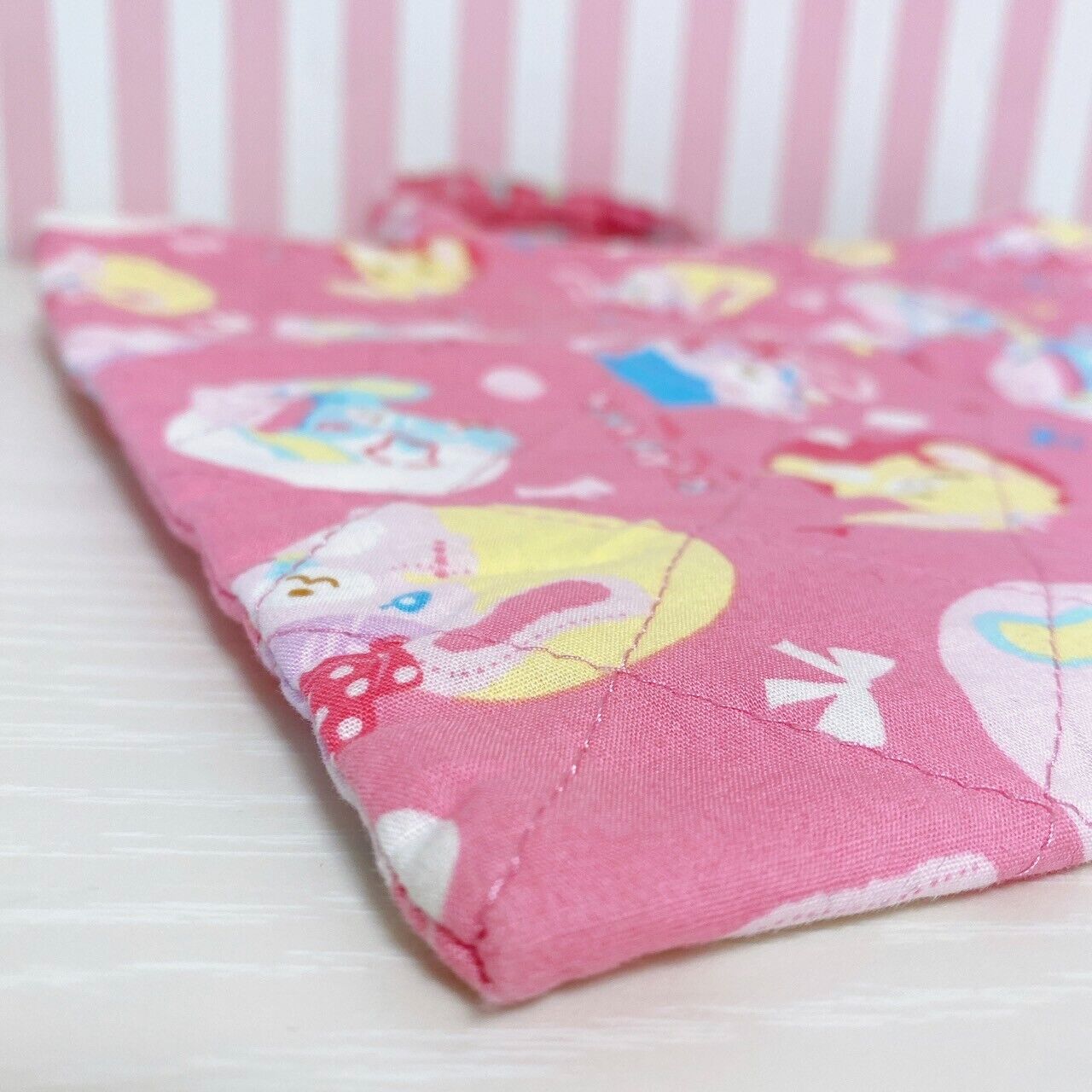 Sanrio Sugar Bunnies Lesson Bag Handbag Pink Hanausa Momousa Ribbon Star Kawaii