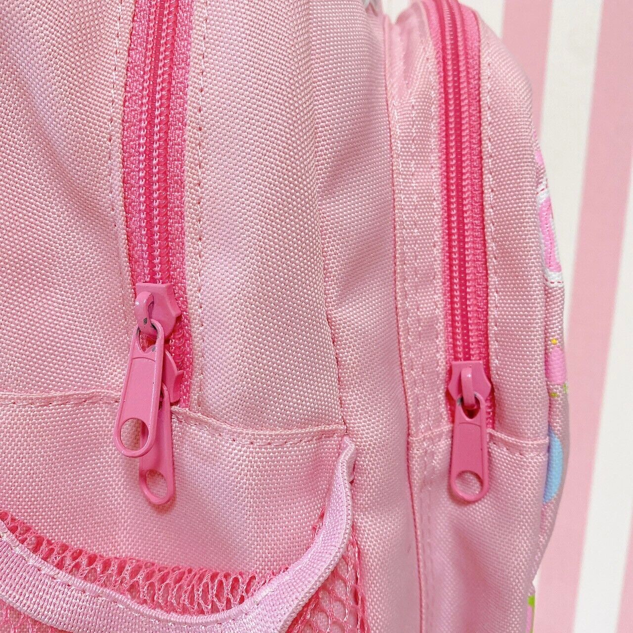 Sanrio Sugar Bunnies Backpack Rucksack Bag School Hanausa Momousa Pink Ribbon