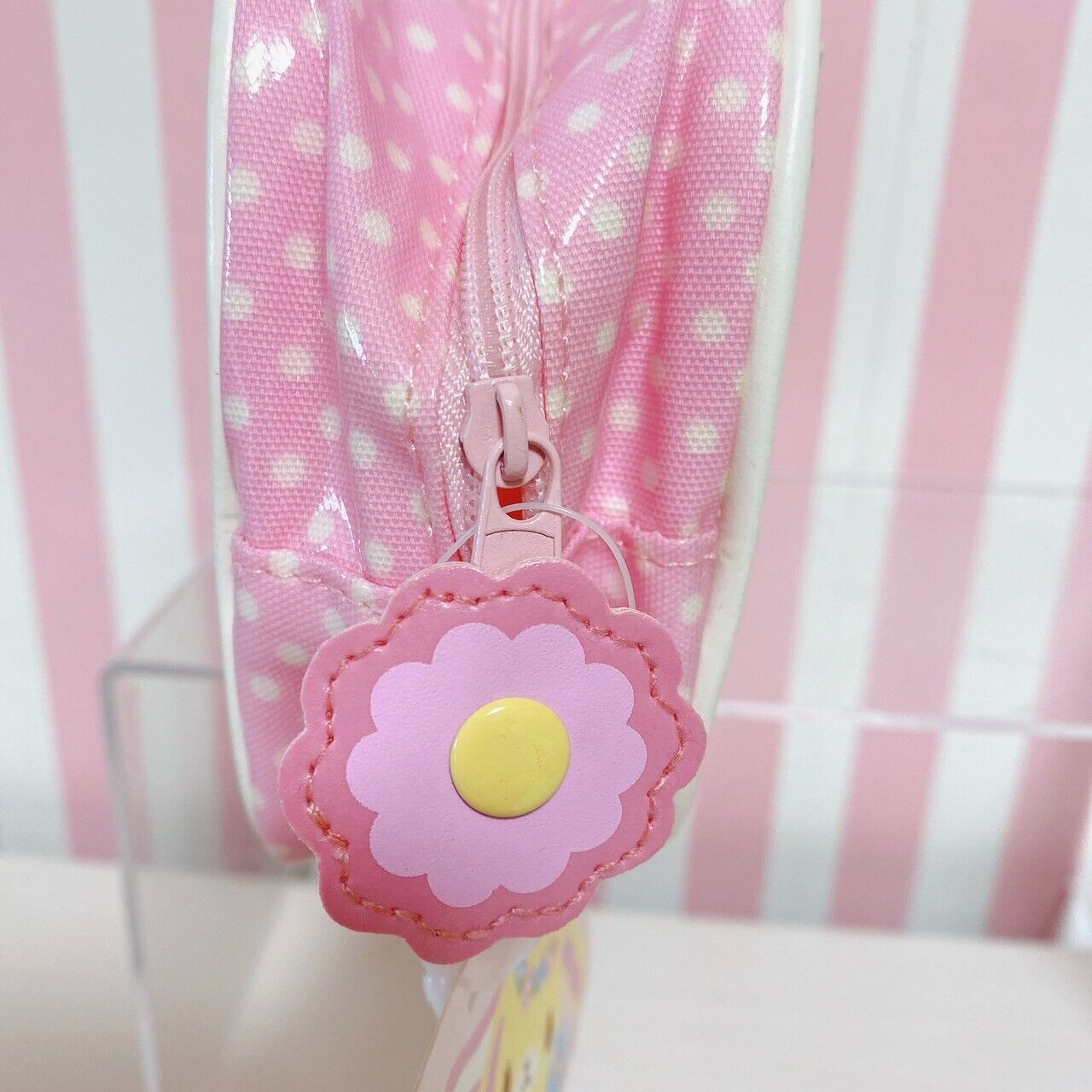 Sanrio Sugar Bunnies Pencil Case Pouch Stationery Hanausa Momousa Flower Pink