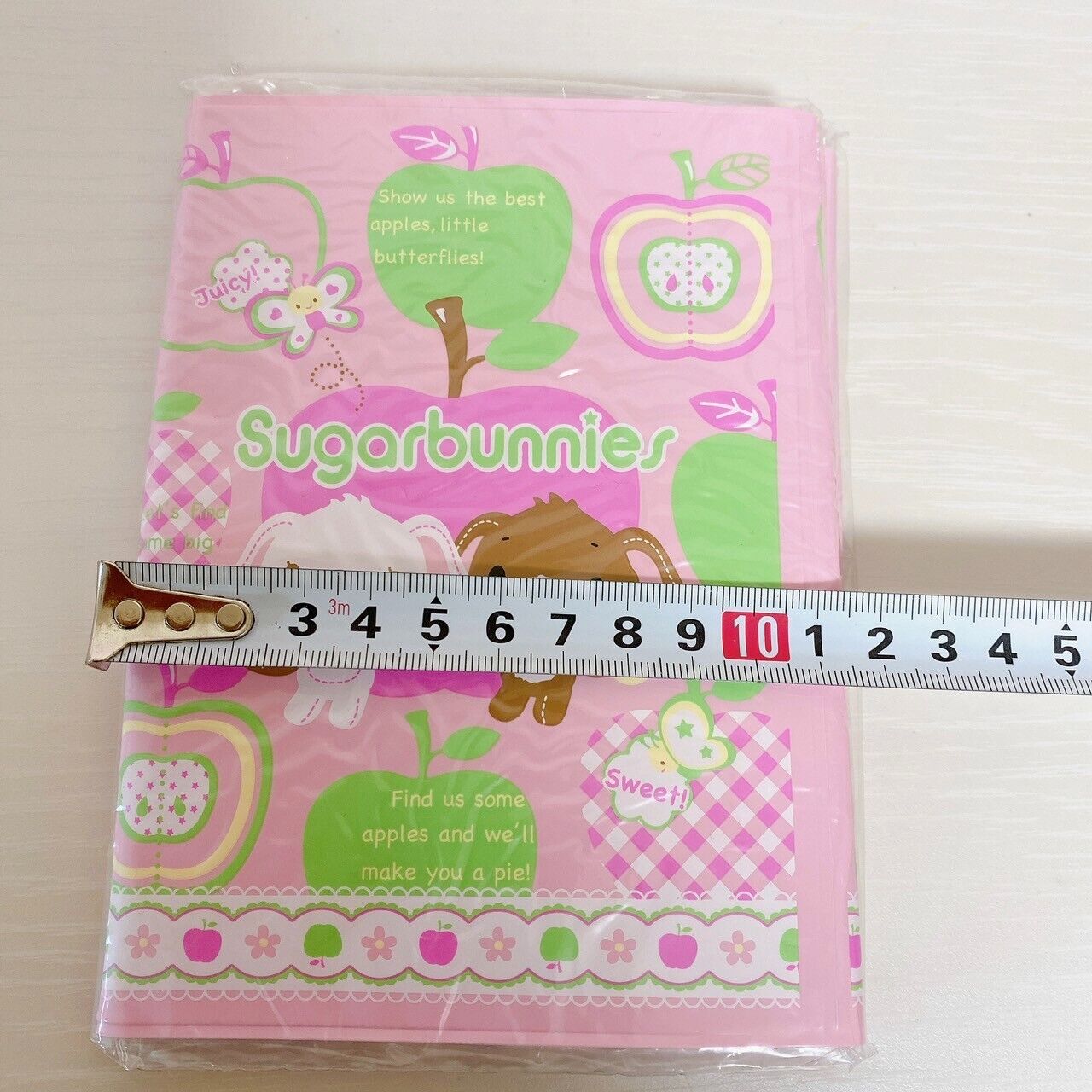 Sanrio Sugar Bunnies Memo Pad Notepad With Cover Stationery Apple Pink Kawaii