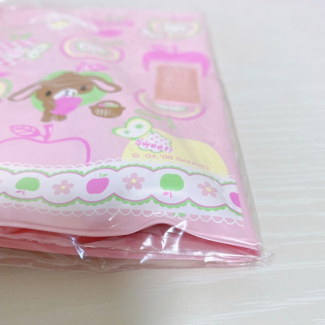 Sanrio Sugar Bunnies Memo Pad Notepad With Cover Stationery Apple Pink Kawaii