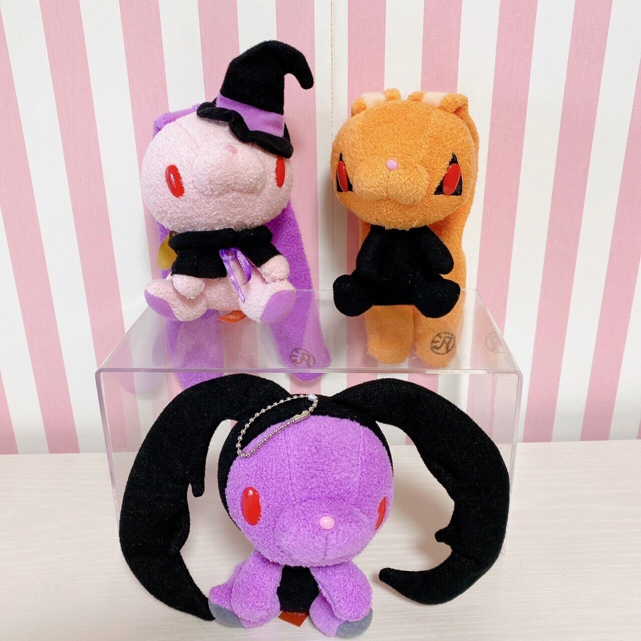 Hanyou Usagi Mascot Plush Soft Toy Set 3 CGP 297 All Purpose Rabbit Halloween