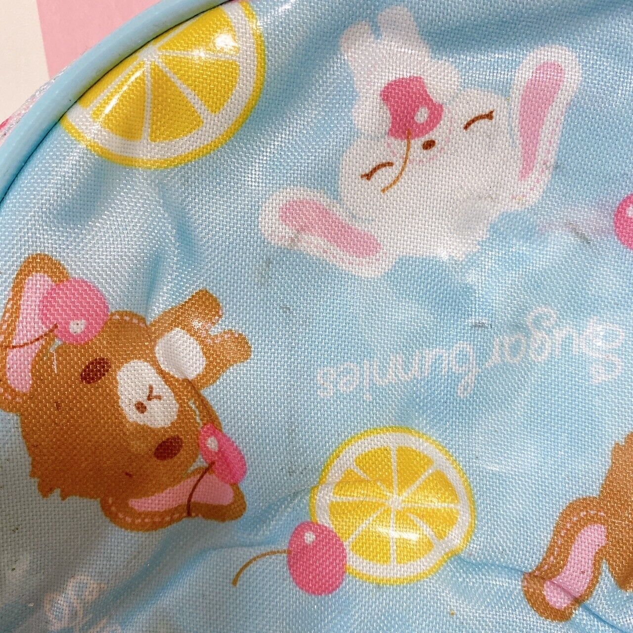 Sanrio Sugar Bunnies Pouch Blue Lemon Cherry Cinnamoroll Charm Star Rabbit Rare