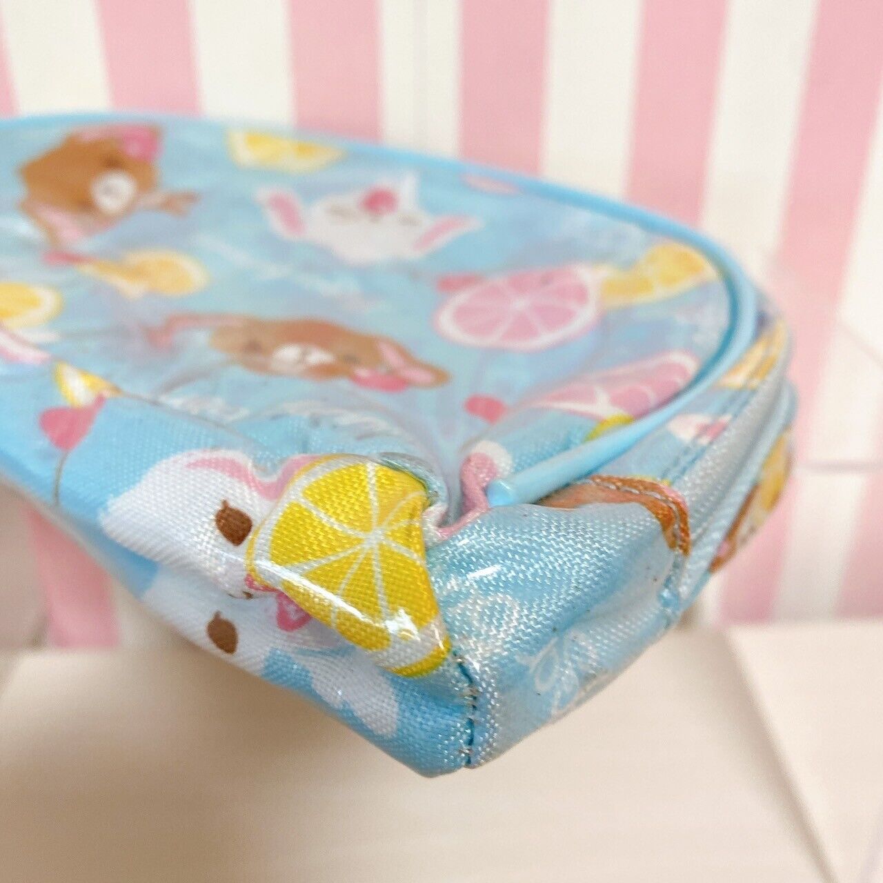 Sanrio Sugar Bunnies Pouch Blue Lemon Cherry Cinnamoroll Charm Star Rabbit Rare