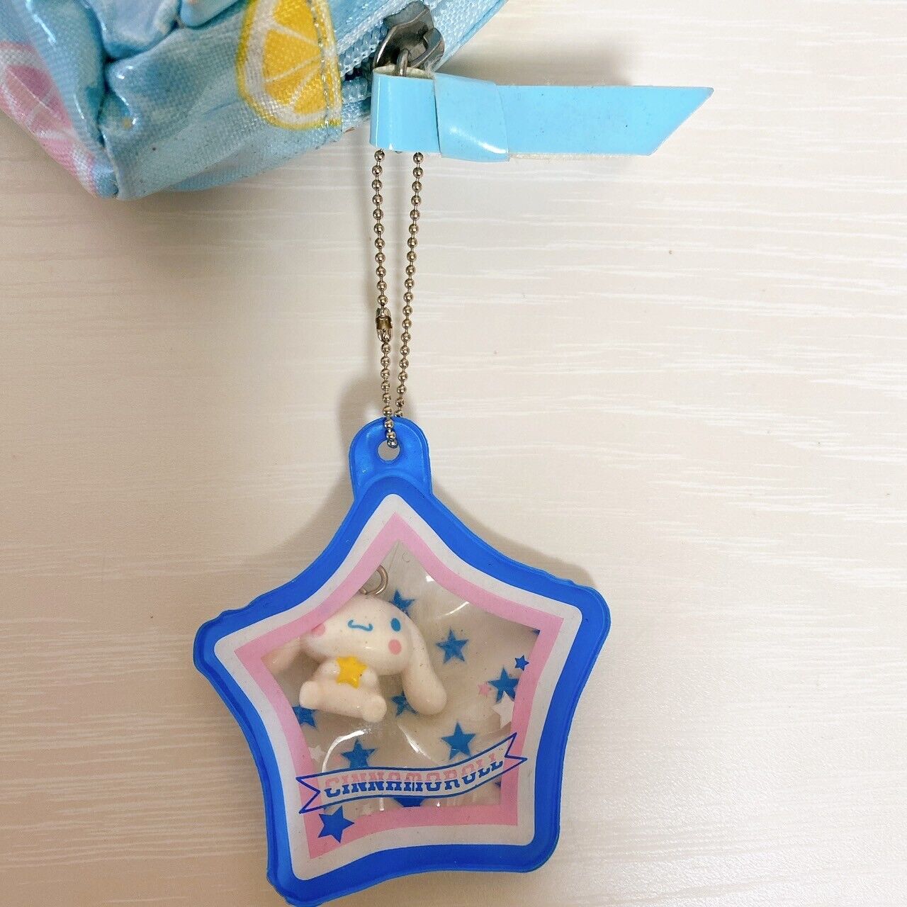 Sanrio Sugar Bunnies Pouch Blue Lemon Cherry Cinnamoroll Charm Star Rabbit Rare