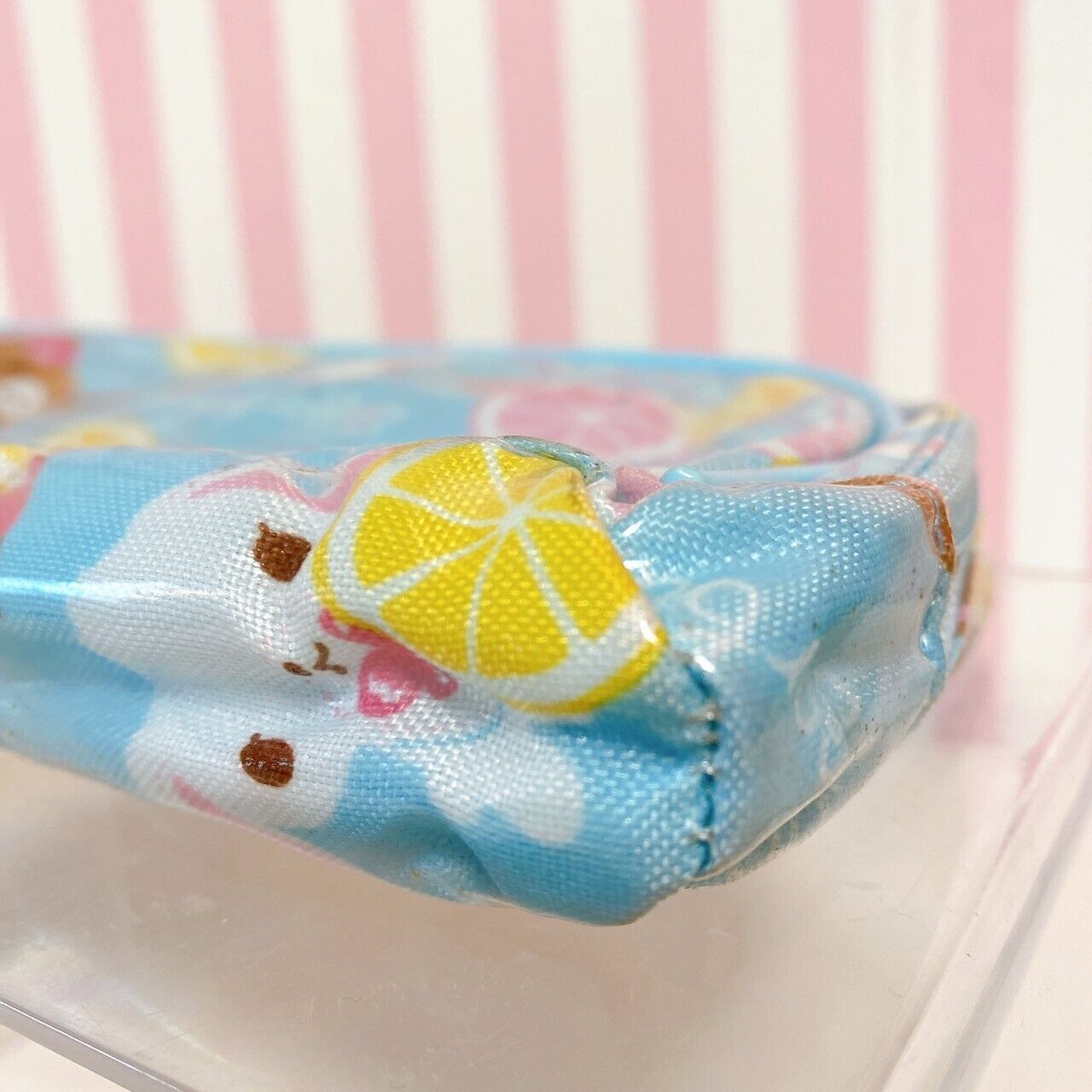 Sanrio Sugar Bunnies Pouch Blue Lemon Cherry Cinnamoroll Charm Star Rabbit Rare