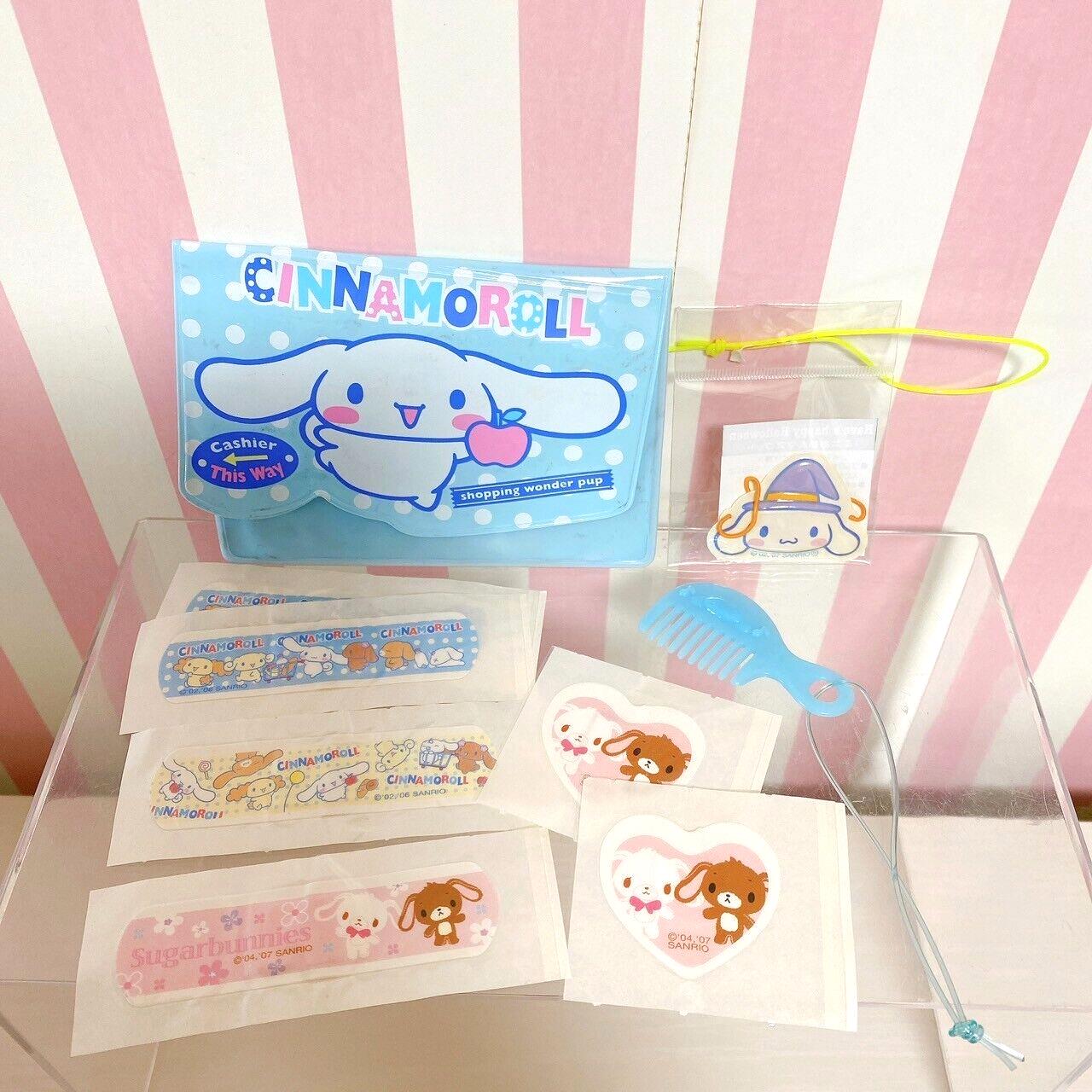 Sanrio Sugar Bunnies Cinnamoroll Band-Aid Case Set Heart Halloween Blue Kawaii