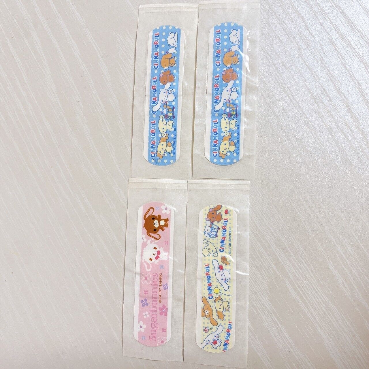 Sanrio Sugar Bunnies Cinnamoroll Band-Aid Case Set Heart Halloween Blue Kawaii