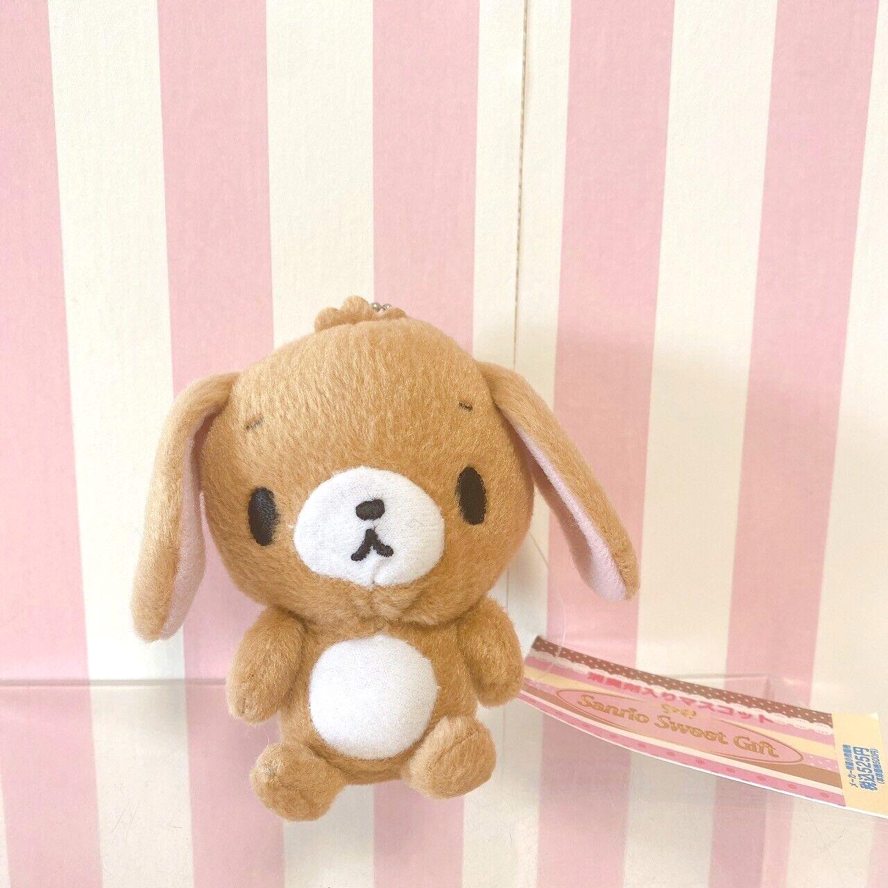 Sanrio Sugar Bunnies Mascot Kurousa Deodorize Plush Doll Soft Stuffed Toy Brown