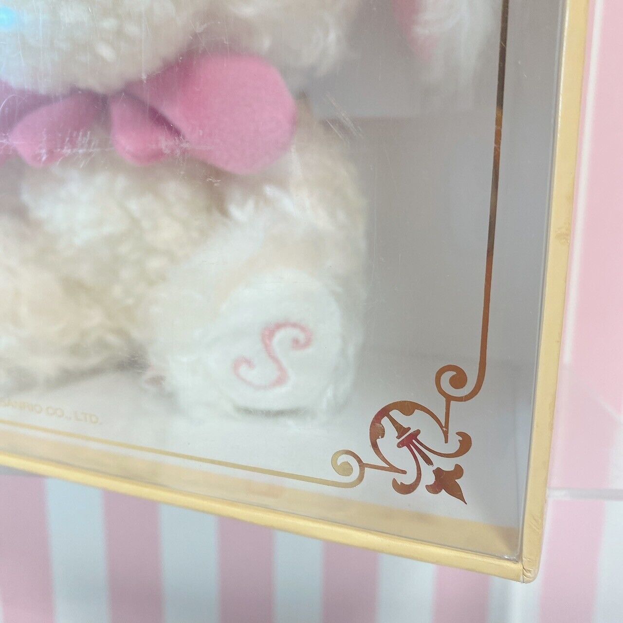 Sanrio Sugar bunnies Sirousa Plush Doll Cosmetic Box Fluffy Rabbit Sugarbunnies