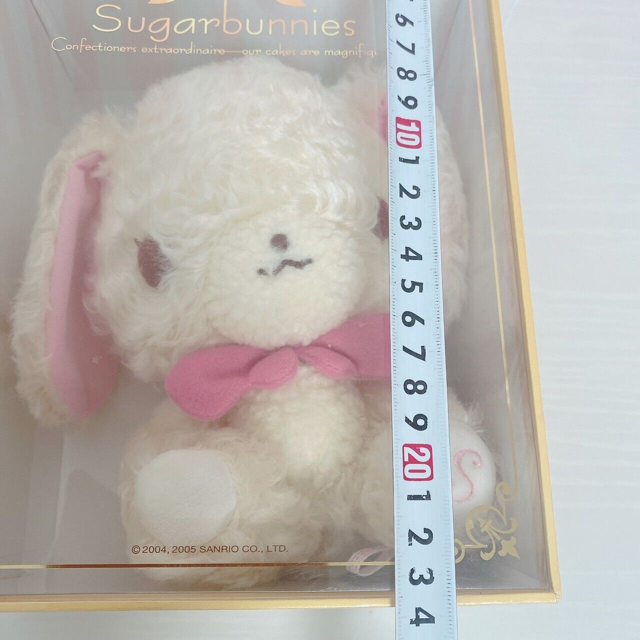 Sanrio Sugar bunnies Sirousa Plush Doll Cosmetic Box Fluffy Rabbit Sugarbunnies