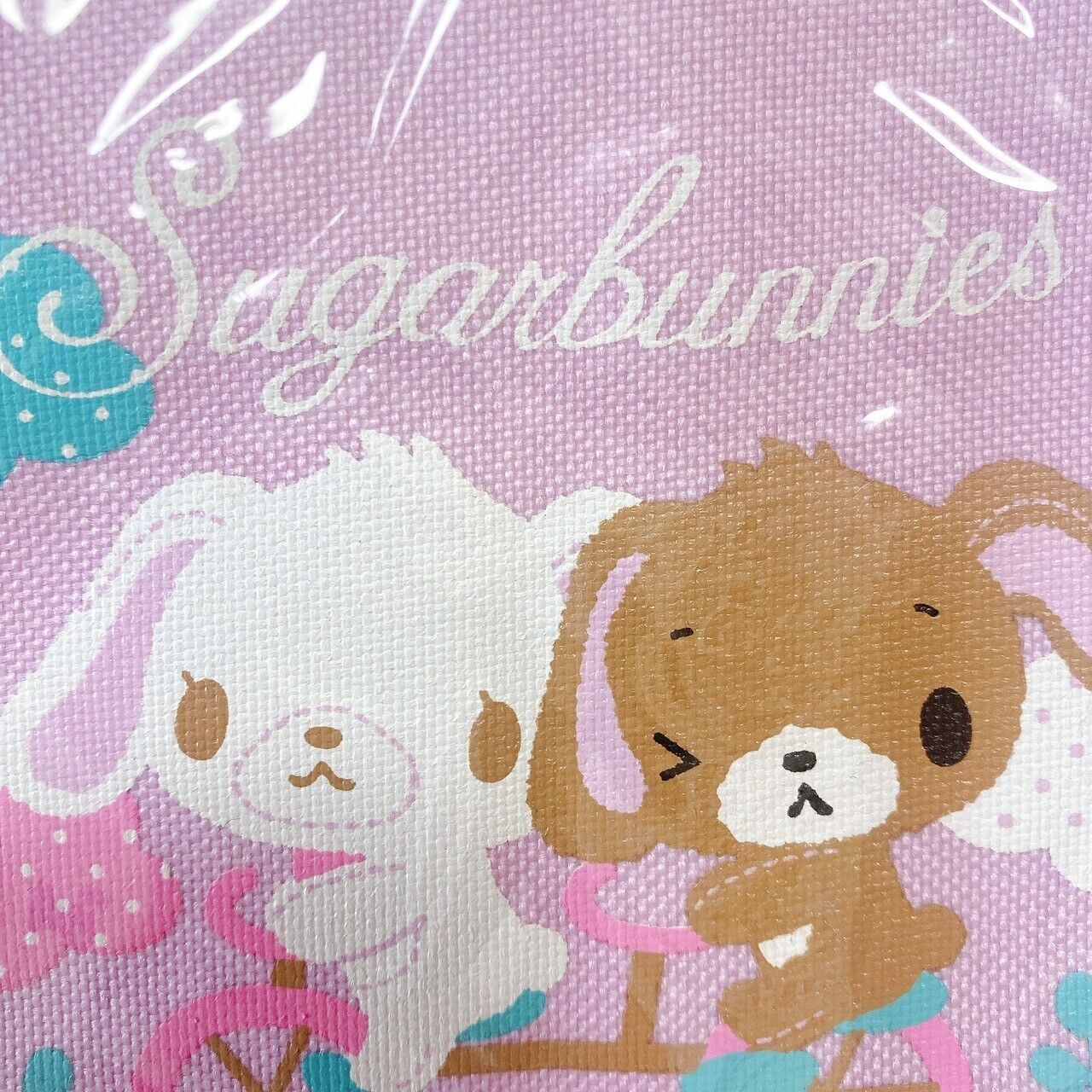 Sanrio Sugar Bunnies Wall Pocket Pink Kawaii SugarBunnies Sirousa Kurousa