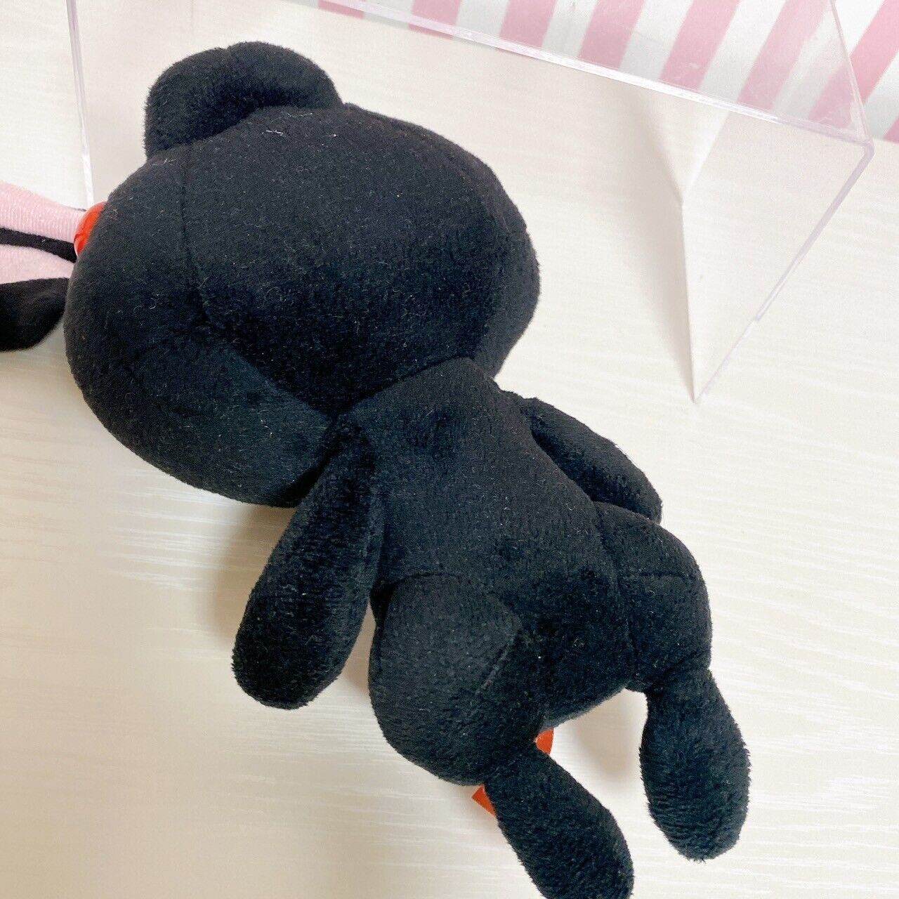 Chax GP Gloomy All Purpose Rabbit Stuffed Toy 252 Lying Down Pink Black 2 Set