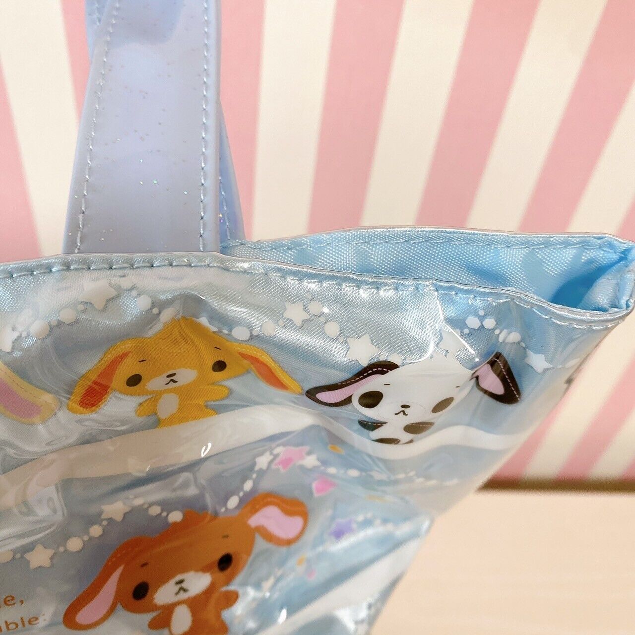 Sanrio Sugar Bunnies Pouch Blue Star Shirousa Kurousa Hanausa Momousa Pandausa