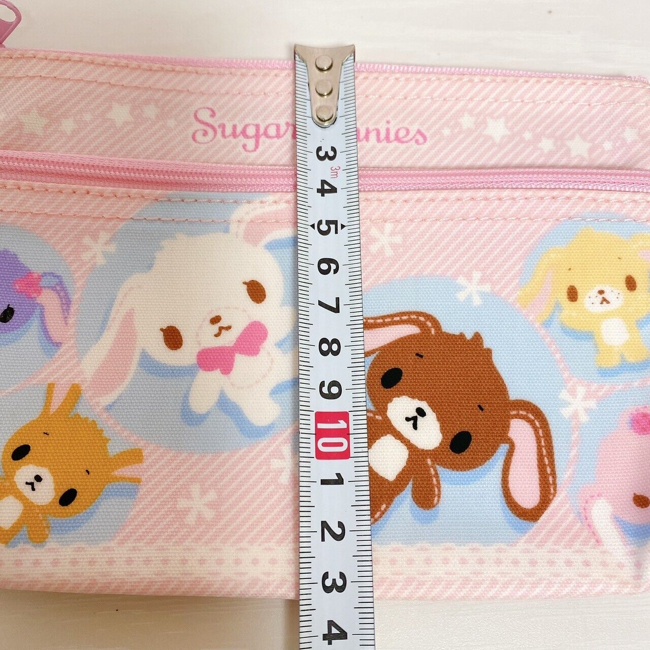 Sanrio Sugar Bunnies Pouch Pink Shirousa Kurousa Rabbit Strawberryusa Pandausa