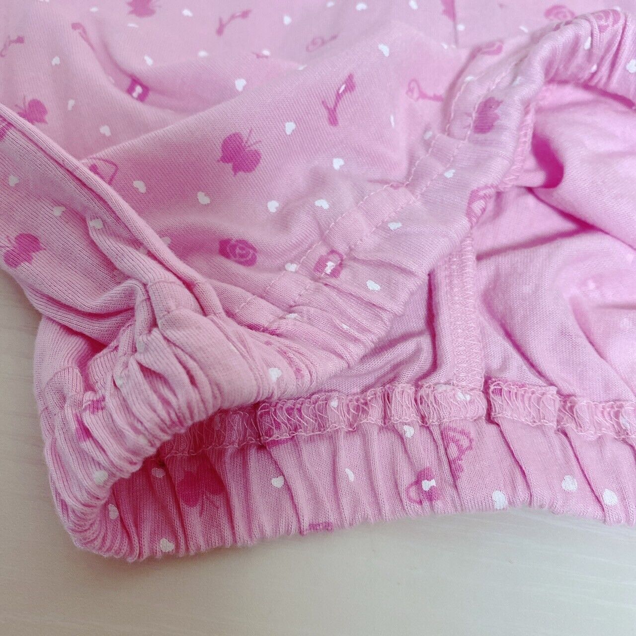 Sanrio Sugar Bunnies Pajamas Kids 100cm Pink Frill Ribbon Kawaii Character Rare