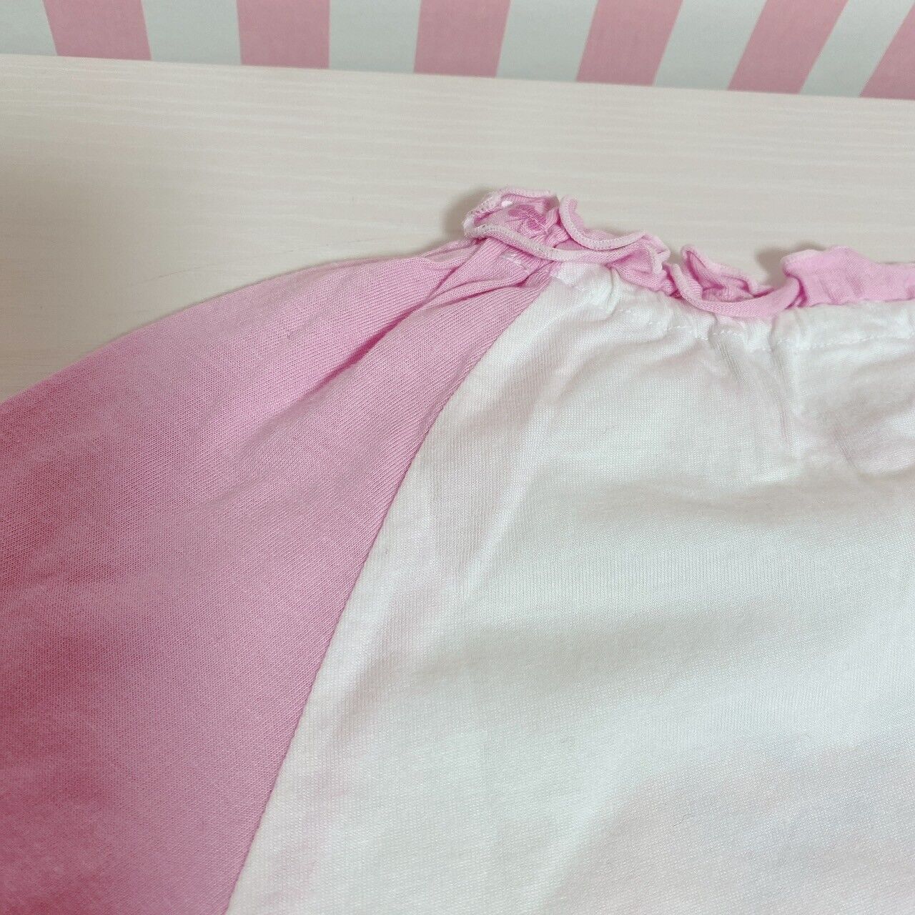 Sanrio Sugar Bunnies Pajamas Kids 100cm Pink Frill Ribbon Kawaii Character Rare