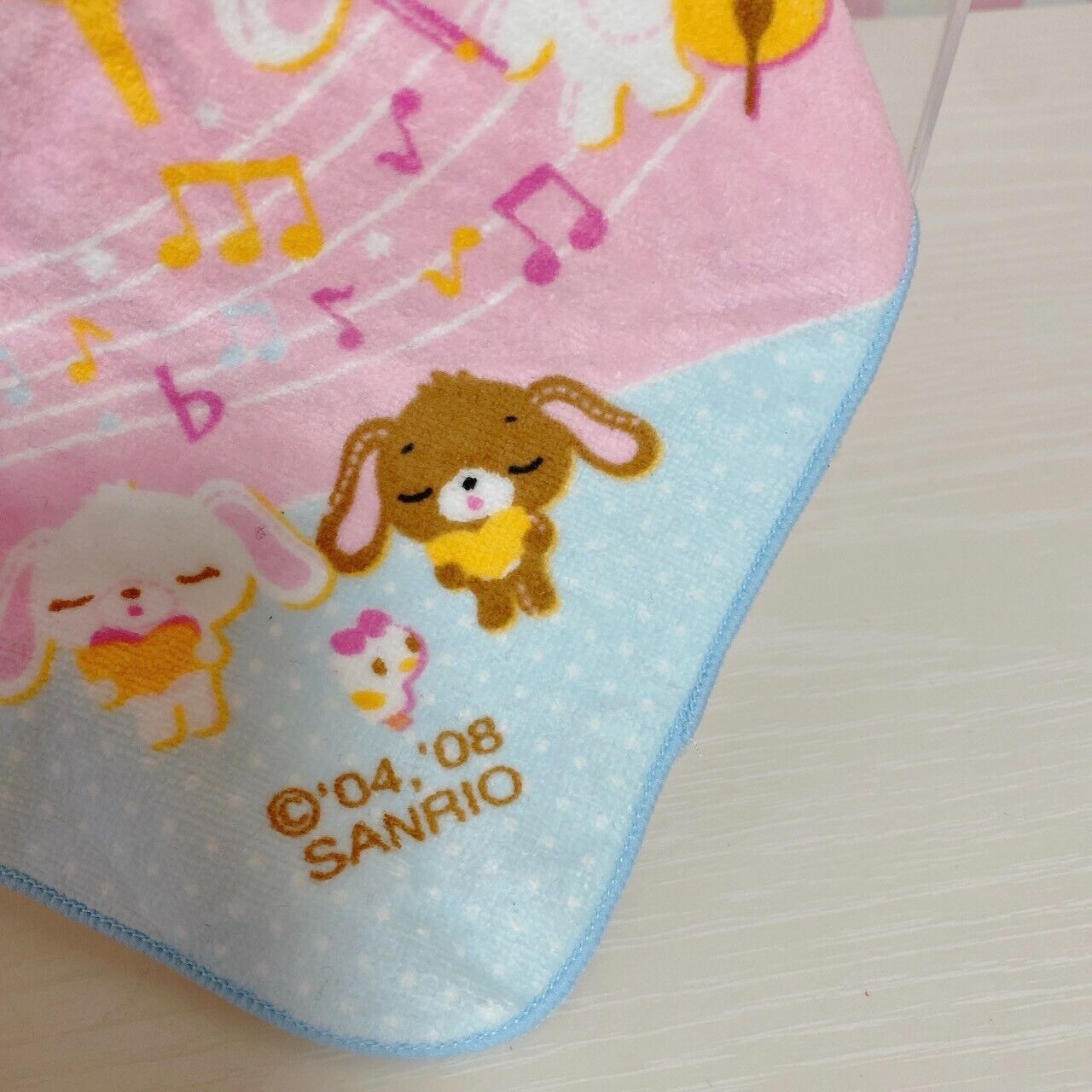 Sanrio Sugar Bunnies Towel File Eraser Stationery Set Pink Kawaii Character Rare