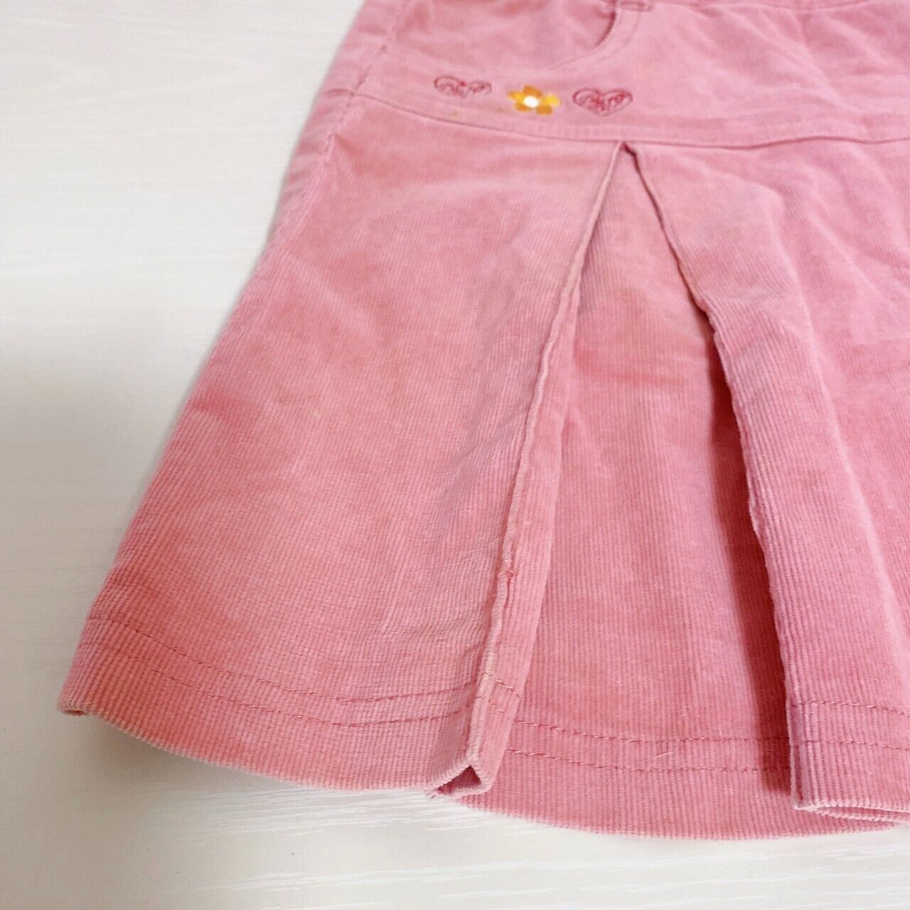 Sanrio Usahana corduroy Skirt Pink 120 Size Kawaii Kids Rabbit Character