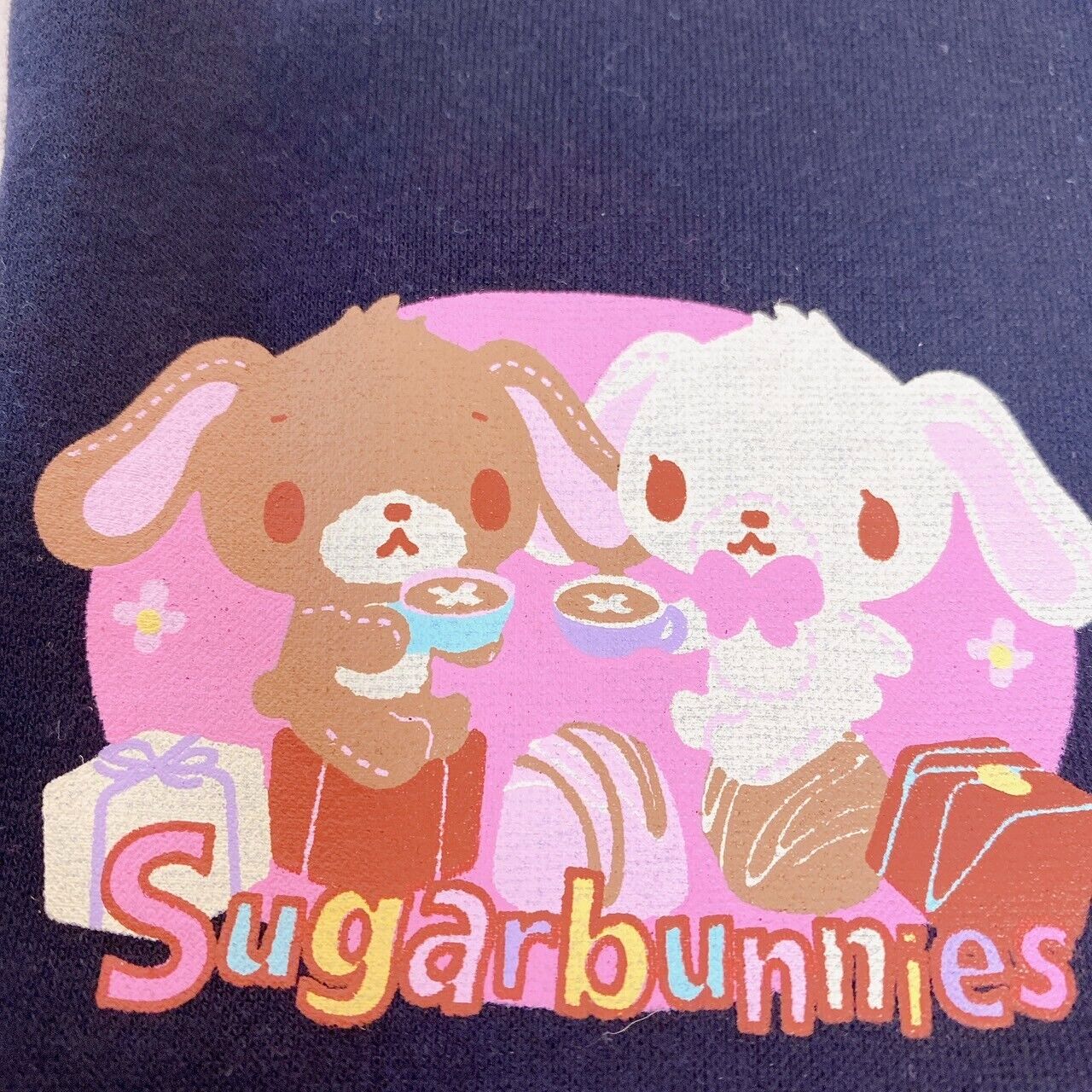 Sanrio Sugar Bunnies Spats 100cm Black Short Length Shirousa Kurousa Chocolate