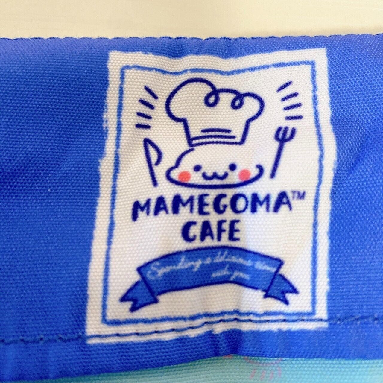 San-X Mamegoma Pouch Light Blue Sea Animals Cafe Ice Cream Sweets Kawaii Rare