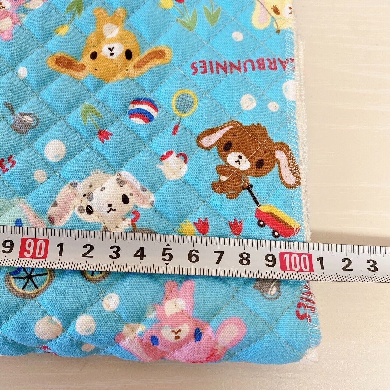 Sanrio Sugar Bunnies Cut Cloth Material Quilt Quilting Light Blue Shirousa Rare