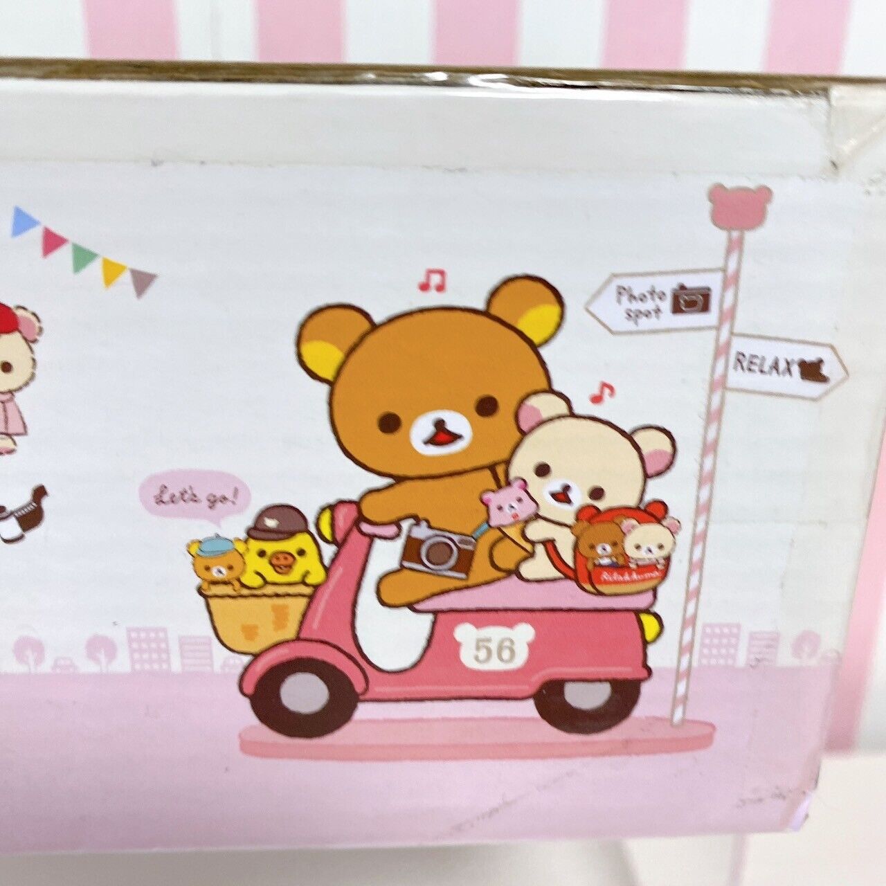 Rilakkuma Korilakkuma SanX Mini Digital Toy Camera Pink Frame Design Kawaii Rare