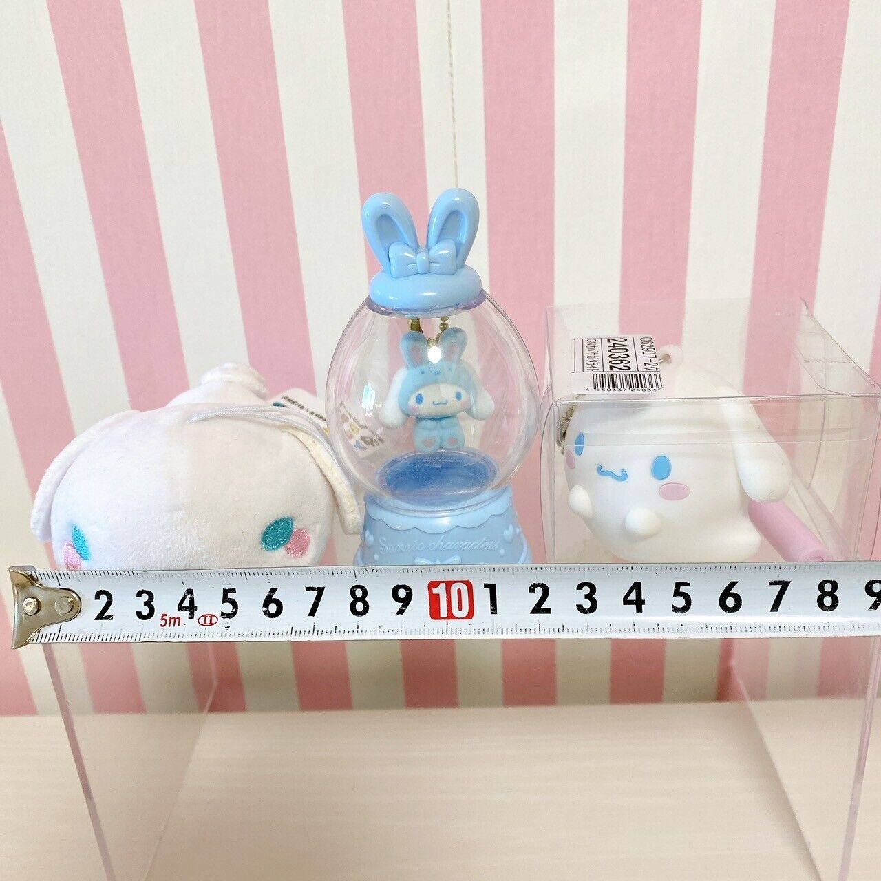 Sanrio Cinnamoroll Set 3 Ornament Mascot White Blue Puppy Rabbit Character Rare