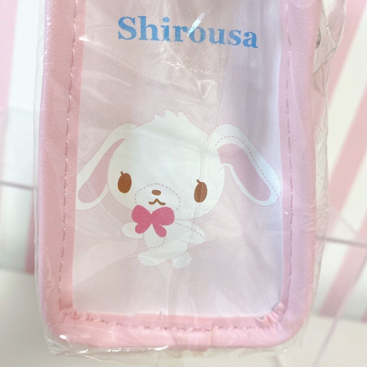 Sanrio Sugar Bunnies Shirousa Pen Pouch White Chuck Rabbit Pink Kawaii Rare