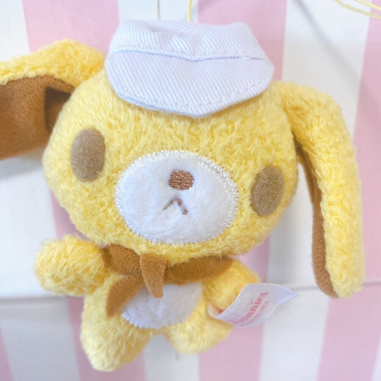 Sanrio Sugar Bunnies Plush Stuffed Toy Doll White Yellow Cook Hat 2 Set Taito