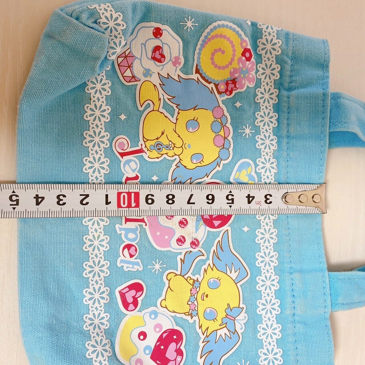 Sanrio Jewelpet Tote Bag Pink Blue Set of 2 Characters Cute Lovely Kawaii