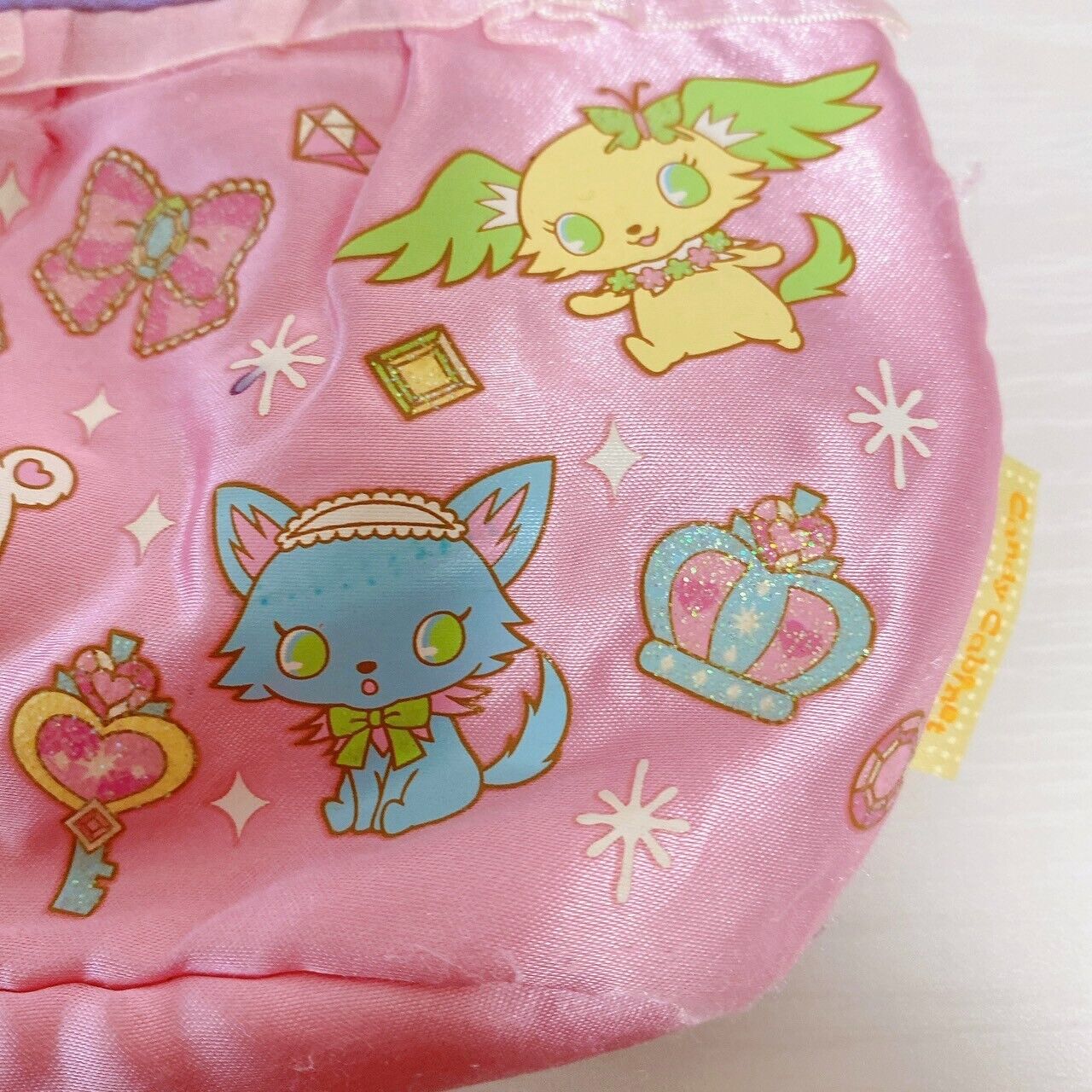 Sanrio Jewelpet Tote Bag Pink Blue Set of 2 Characters Cute Lovely Kawaii