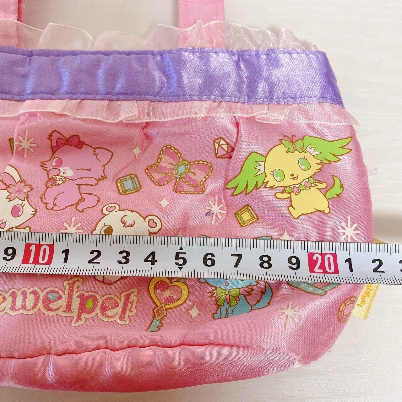 Sanrio Jewelpet Tote Bag Pink Blue Set of 2 Characters Cute Lovely Kawaii