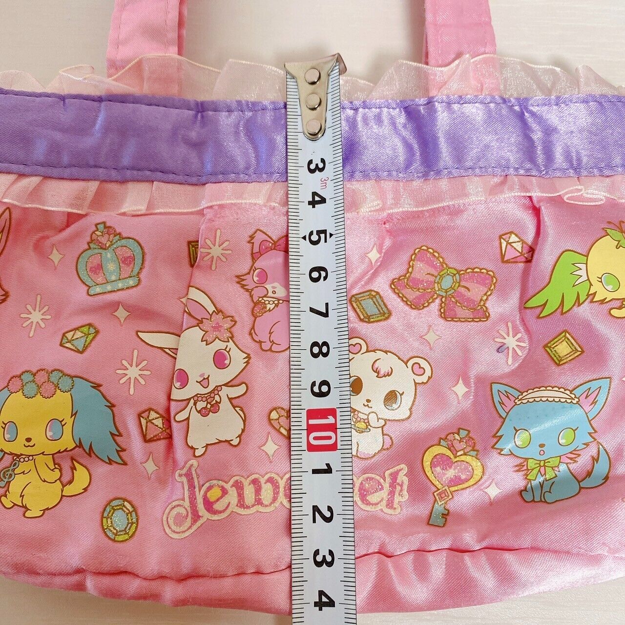 Sanrio Jewelpet Tote Bag Pink Blue Set of 2 Characters Cute Lovely Kawaii