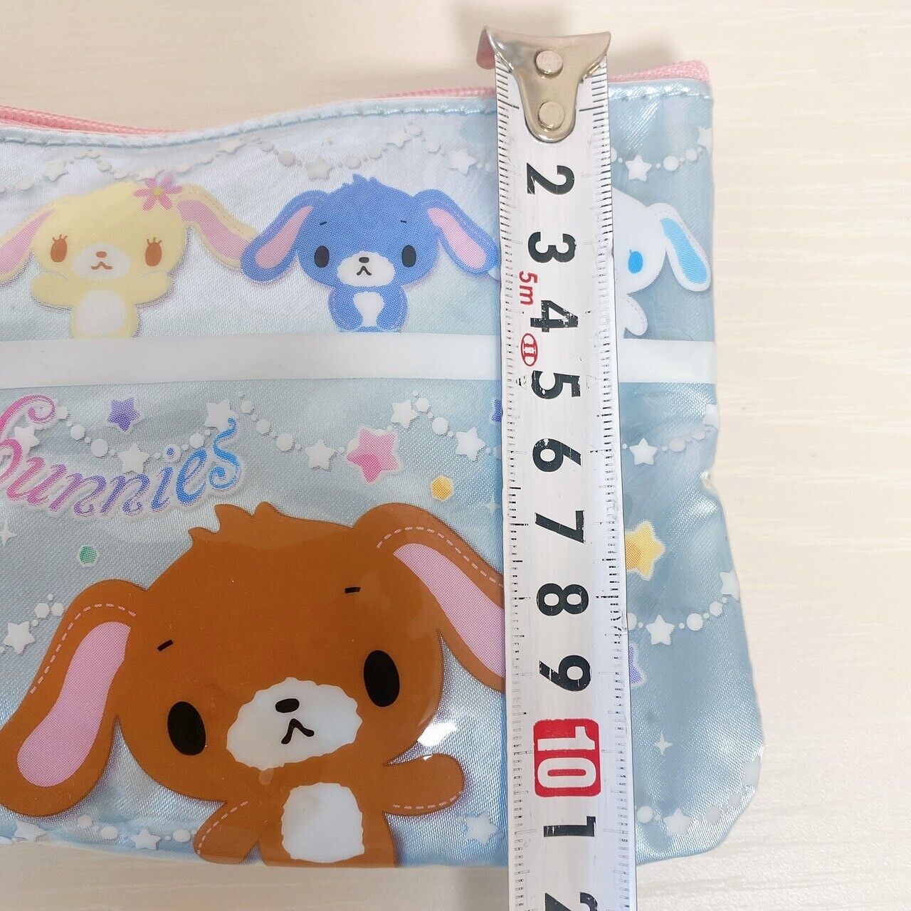 Sanrio Sugar Bunnies Shirousa Pen Pouch Light Blue Star Chuck Rabbit Kawaii Rare