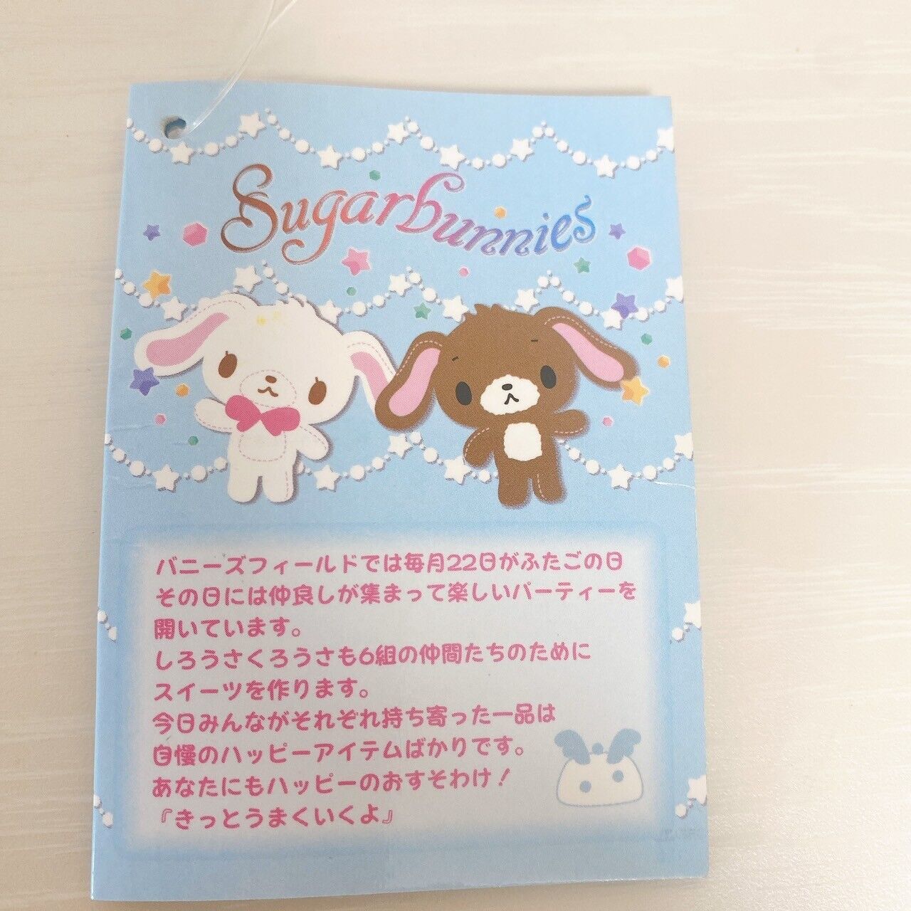 Sanrio Sugar Bunnies Shirousa Pen Pouch Light Blue Star Chuck Rabbit Kawaii Rare