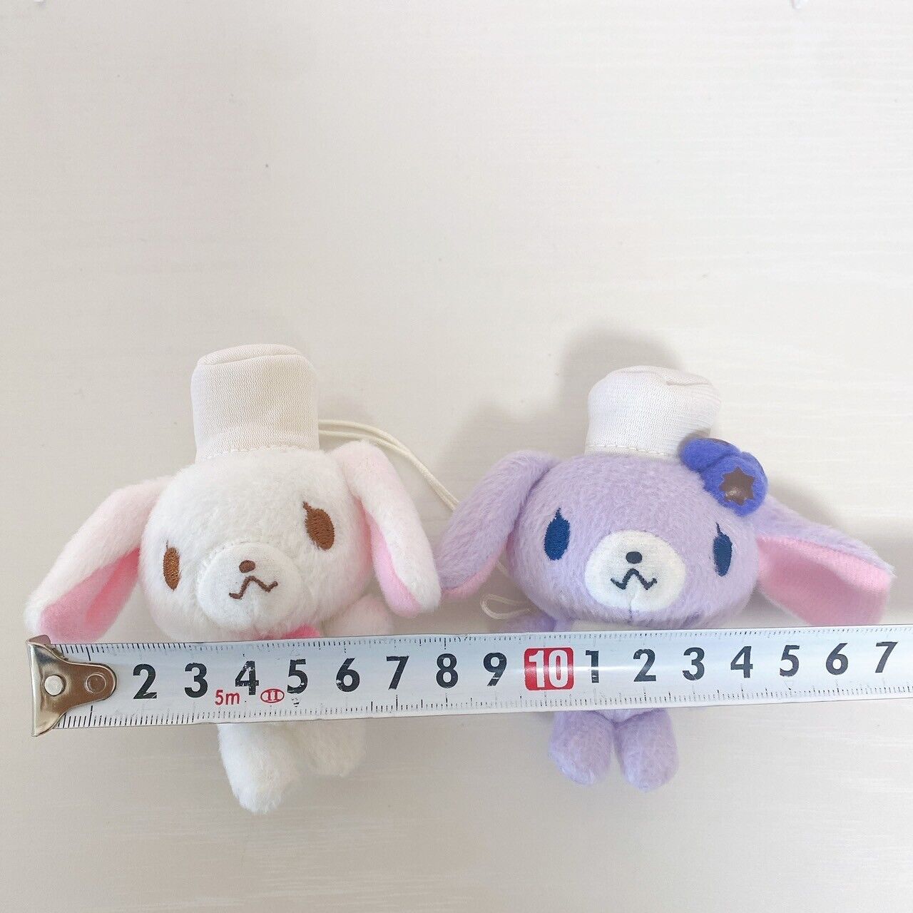 Sanrio Sugar bunnies Shirosa Blueberryusa Small Mascot Cook 2 Set Stuffed Toy