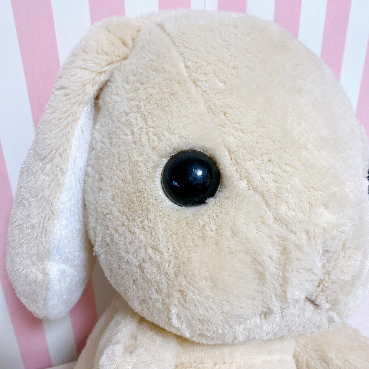 Poteusa Loppy Chappie Plush Soft Stuffed Toy Doll Fluffy Beige Rabbit Tag Rare