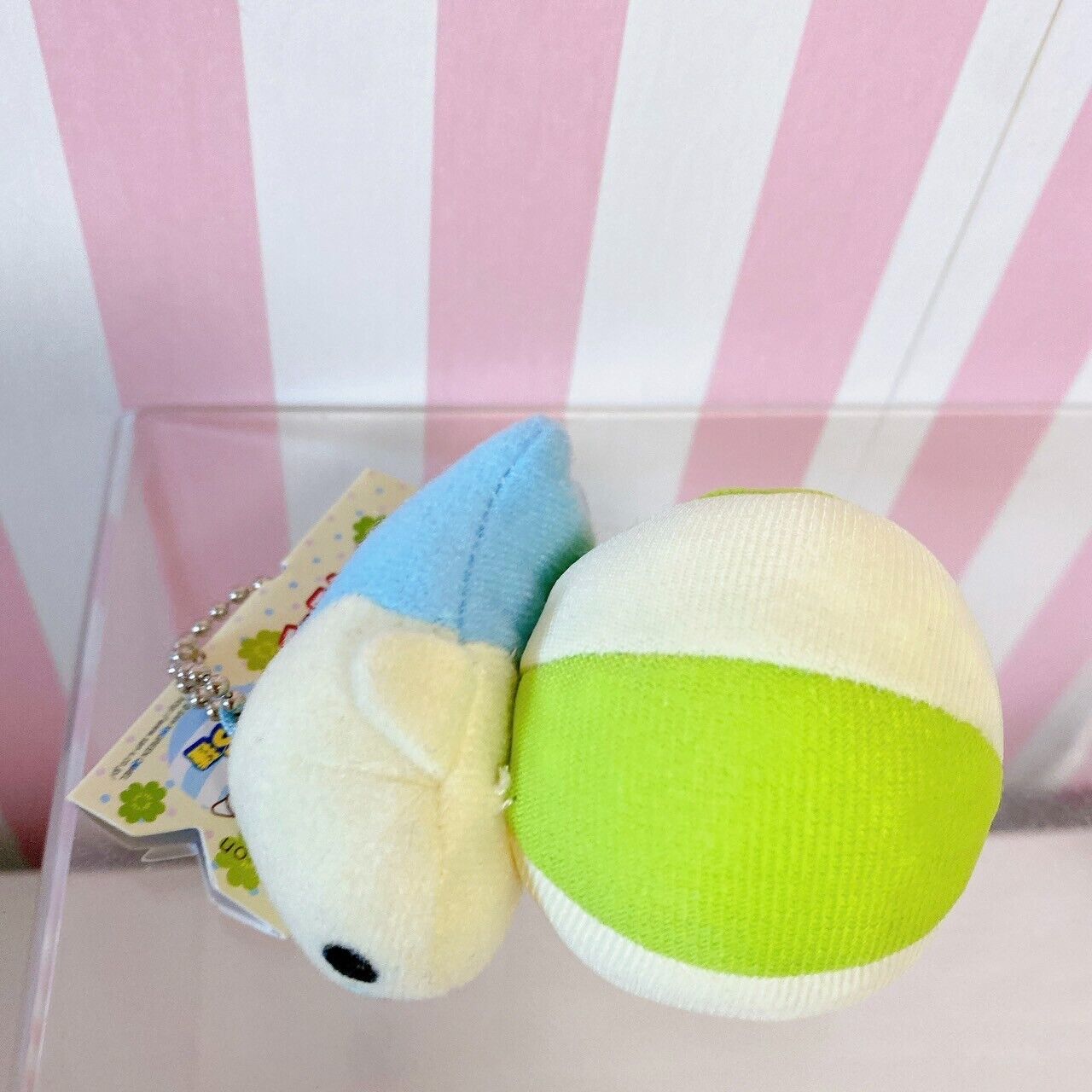 San-X Mamegoma Mascot Set 2 Plush Soft Stuffed Toy Keychain Ball Pudding Rare