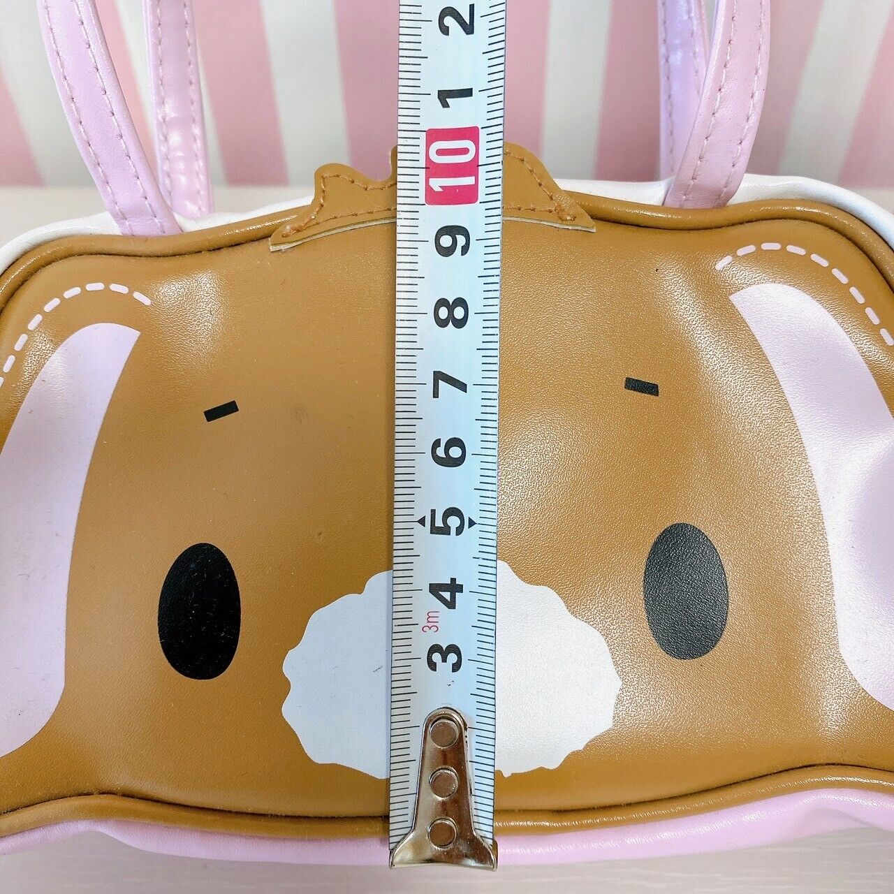 Sanrio Sugar Bunnies Handbag Bag Pouch Shirousa Kurousa Face Die Cutting Kawaii