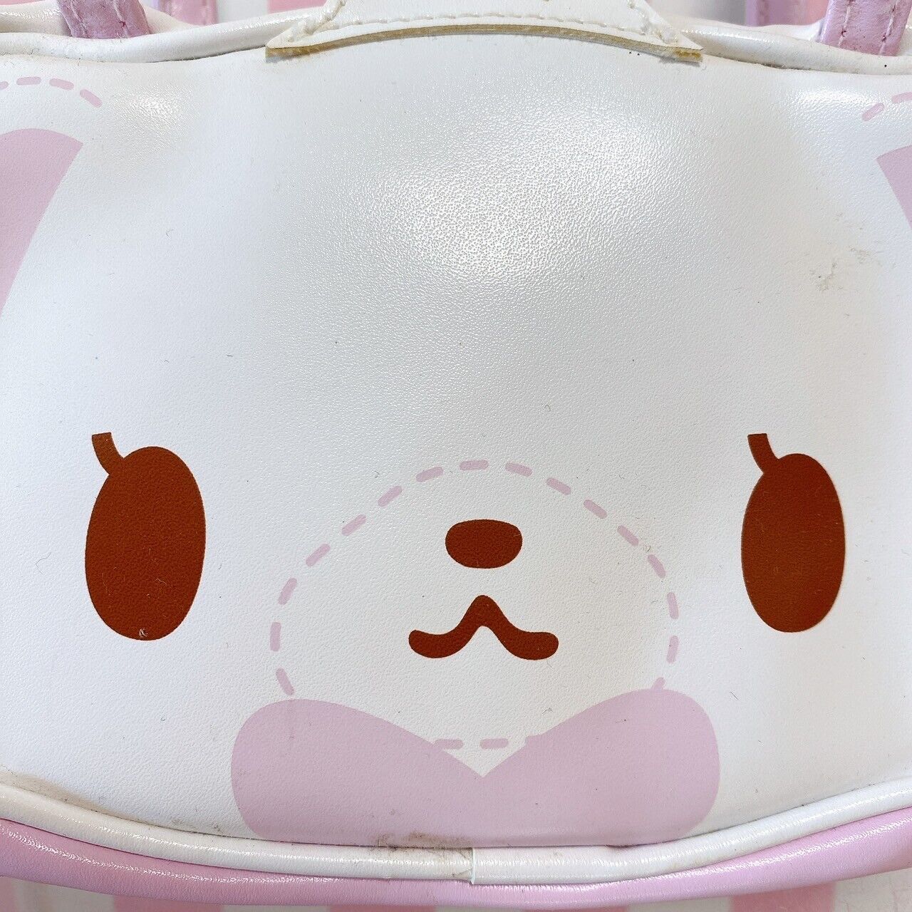 Sanrio Sugar Bunnies Handbag Bag Pouch Shirousa Kurousa Face Die Cutting Kawaii