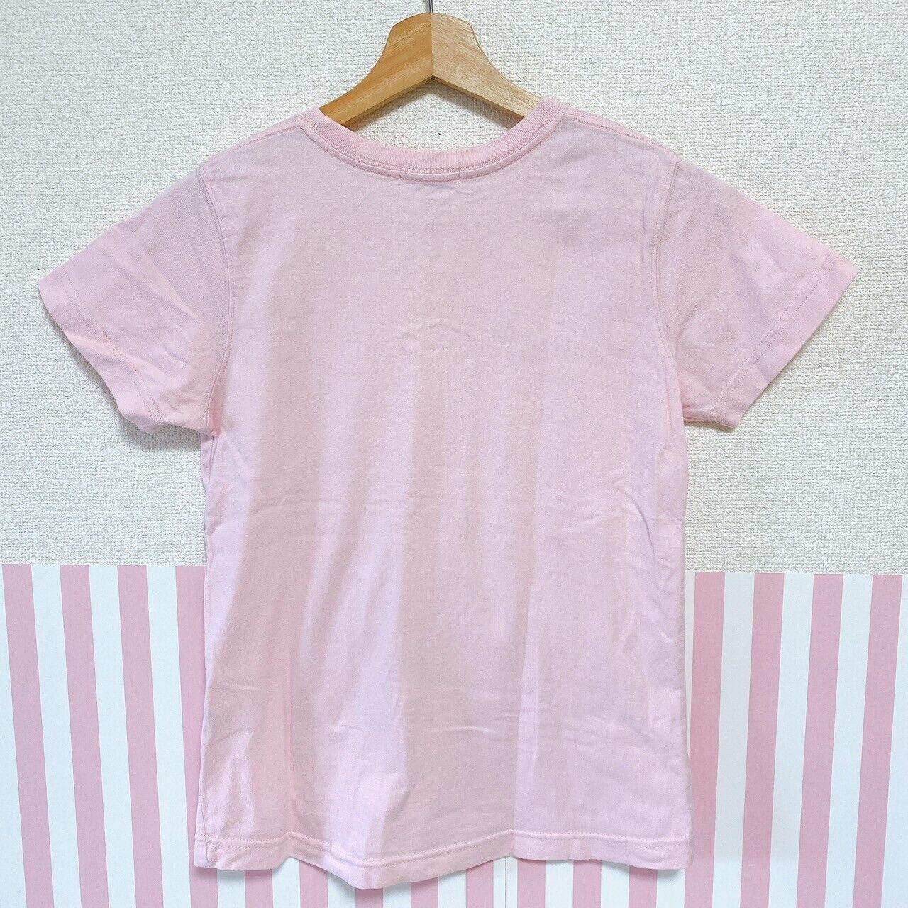 San-X Mamegoma T-shirt Kids Tops Pink L 160 Size Bath Foam Character Kawaii Rare