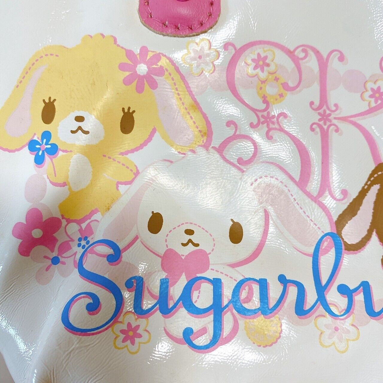 Sanrio Sugar Bunnies Tote Bag Pouch Handbag Shirousa Kurousa Hanausa Momousa