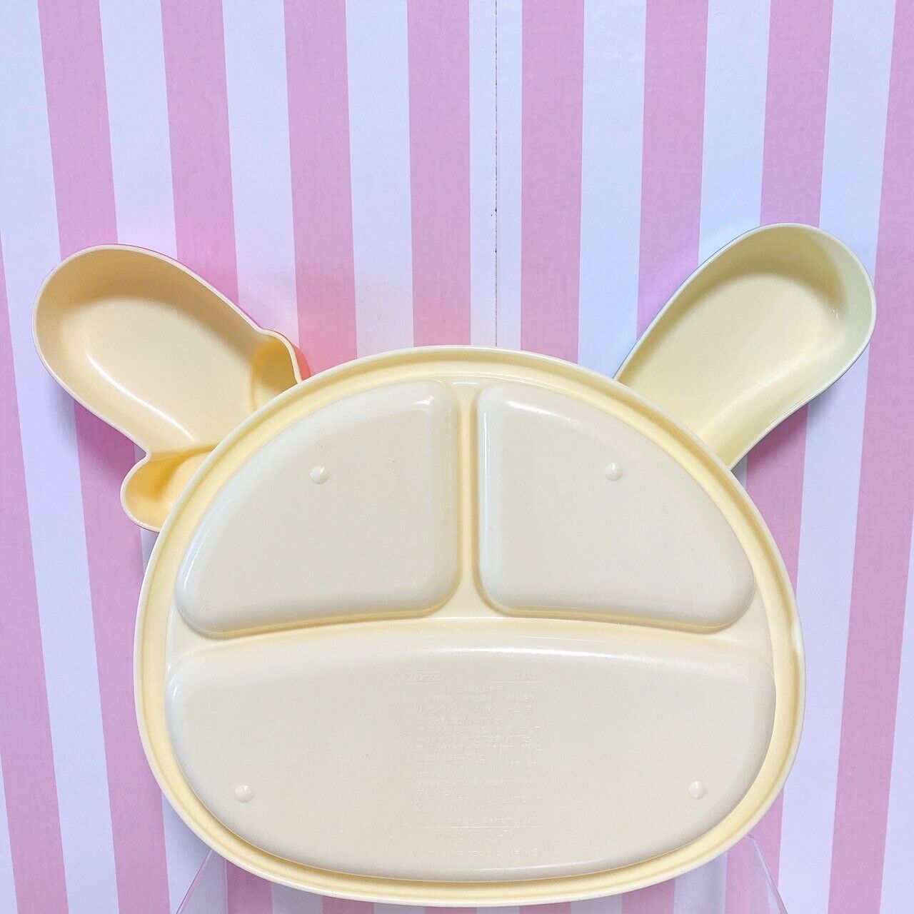 Sanrio Usahana Children's Lunch Plate Rabbit Flower Heart Character Kawaii Rare