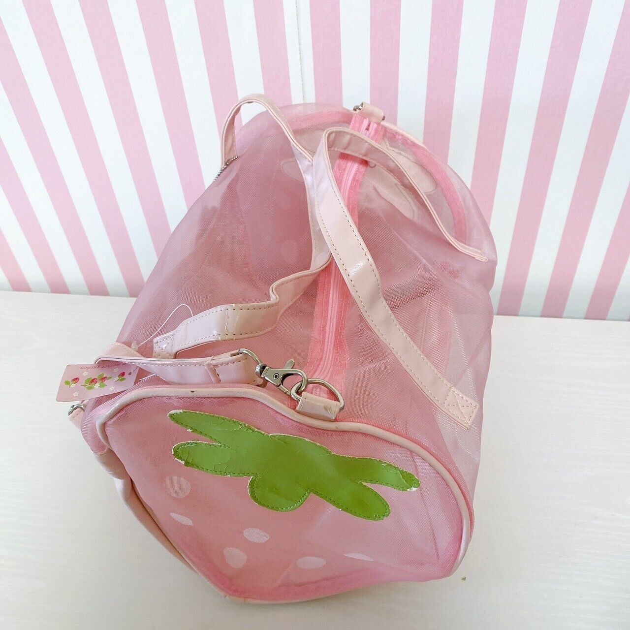 Mother Garden Shoulder bag Handbag Tote Bag Strawberry Pink Flower Kawaii Rare