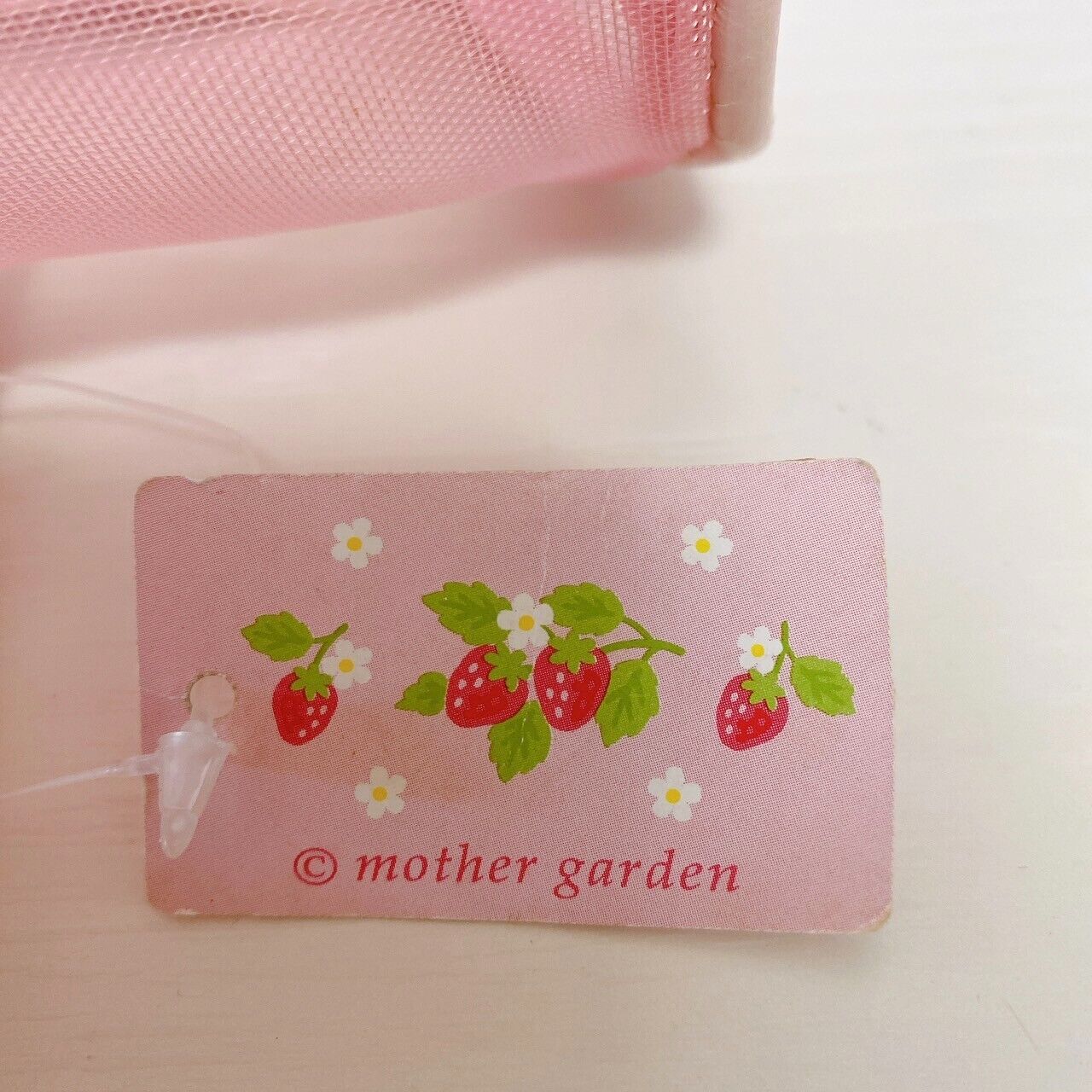 Mother Garden Shoulder bag Handbag Tote Bag Strawberry Pink Flower Kawaii Rare