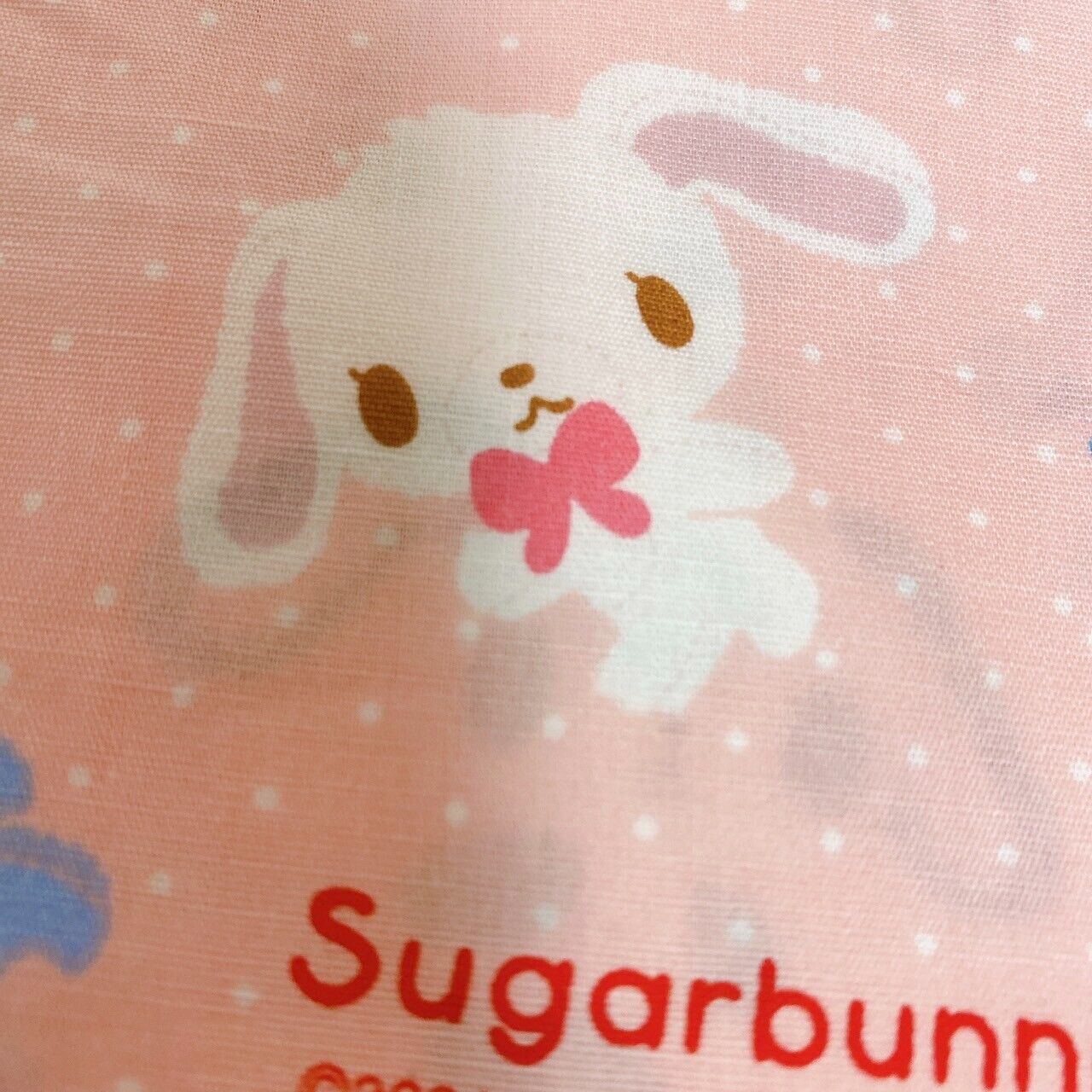 Sanrio Sugar Bunnies Printed Cotton Flannel Cloth Set 2 Shirousa Kurousa Kawaii