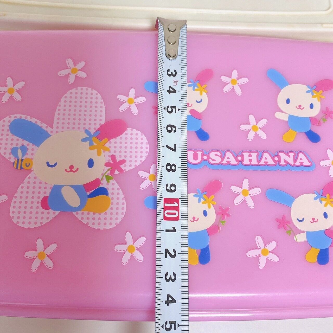 Sanrio Usahana Lunch Box Obento Bento Large 3 Tier Box Flowers Kawaii Character